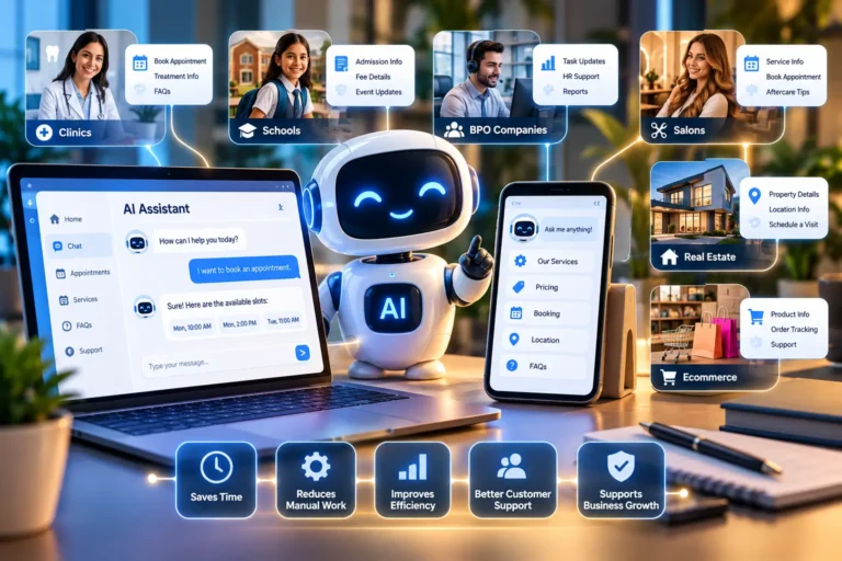 AI business automation for clinics schools and BPOs